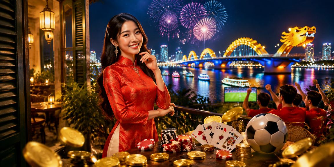 Phụ nữ mặc áo dài tham gia game bài trực tuyến tại Đà Nẵng