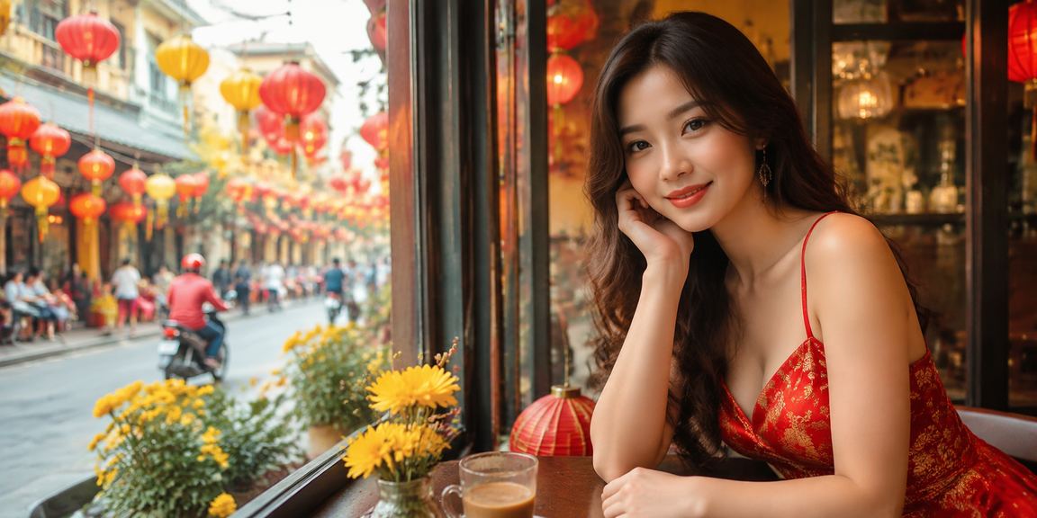 Người dùng tại Hà Nội xem kết quả xổ số điện tử trên air3 bên tách cà phê buổi sáng